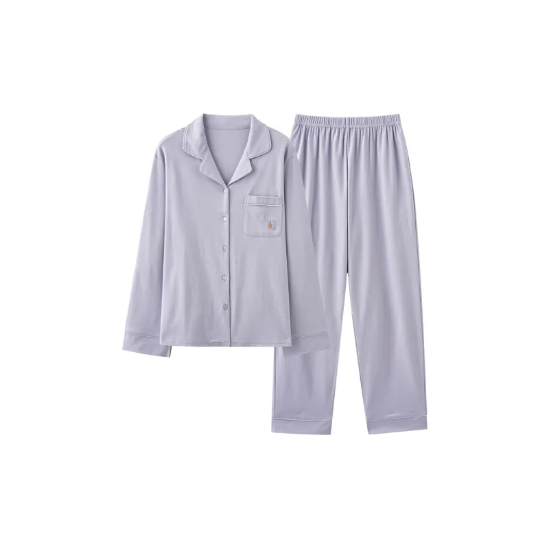 XIAFENYAN Pajama Set Women's Purple-0