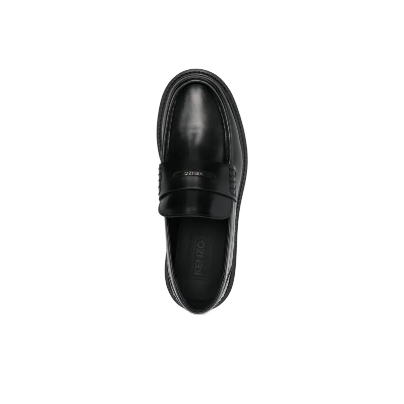 KENZO Logo plaque Loafers-4