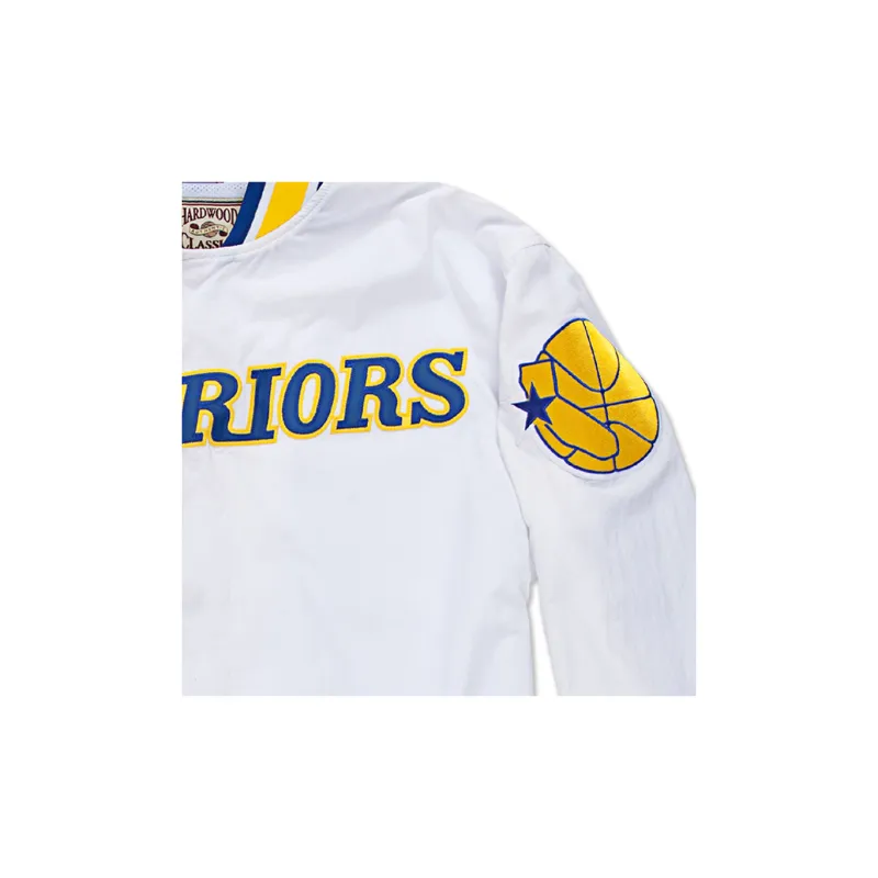 Mitchell & Ness Jacket Unisex White-4