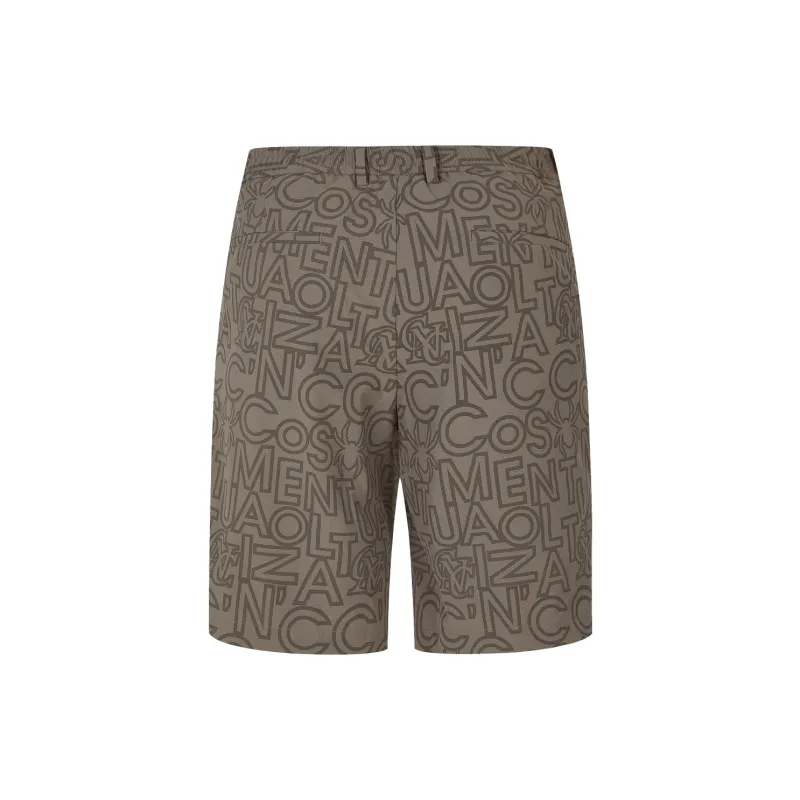 logo-print swimming Acid shorts