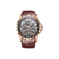Brown Strap Gold Case Gray Dial-RM-T-RBRO