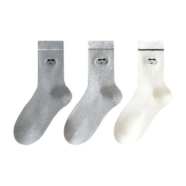 AOKANG Mid Calf Socks Women's 3 Pack-30