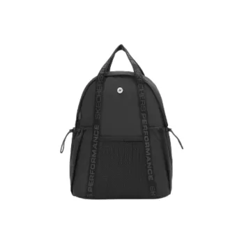 Skechers Sports Collection Fabric Backpack Medium Size Unisex Carbon Black