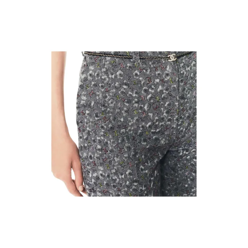 CHANEL 25P Suit Trouser Women's Gray-2