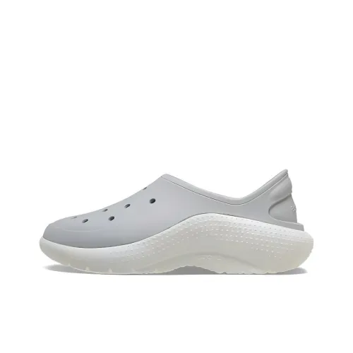 Crocs Non-slip Lightweight Low-Top Casual Shoes Unisex Gray White