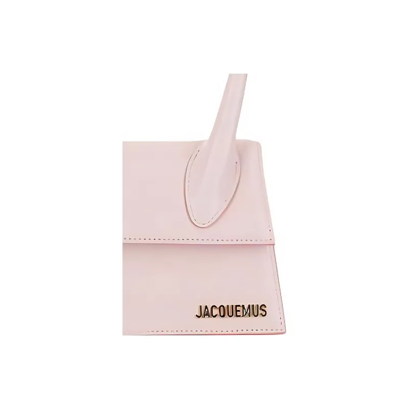 Jacquemus Le Chiquito Moyen Calfskin Shoulder Bag, Crossbody Bag, Handbag Women's Pink-3