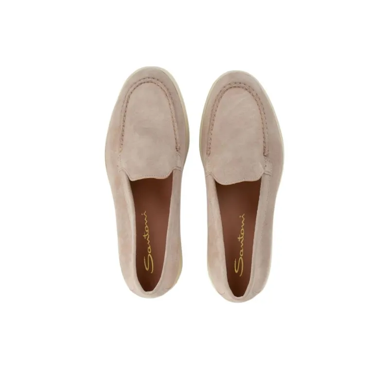 Santoni Logo Moulded Loafers Women's-3