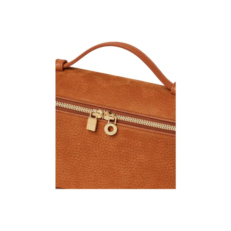 Loro Piana ExtraPocket Calfskin Clutch Women's Brown-3
