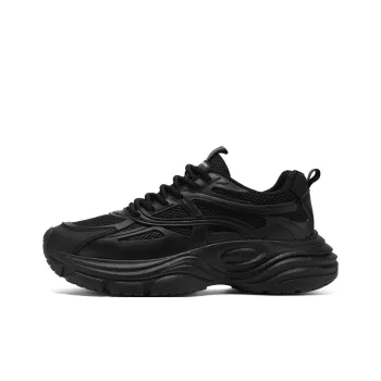 NANJIREN Cushioning Height Increasing Wear Resistant Breathable Slip Resistant Low Top Chunky Sneakers Men's
