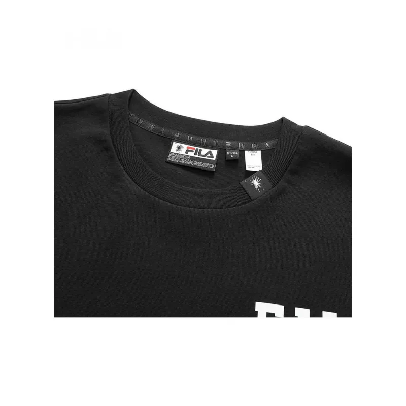 Mihara Yasuhiro X FILA MIHARA YASUHIRO Collaboration Collection T Shirts Men Jet Black-2