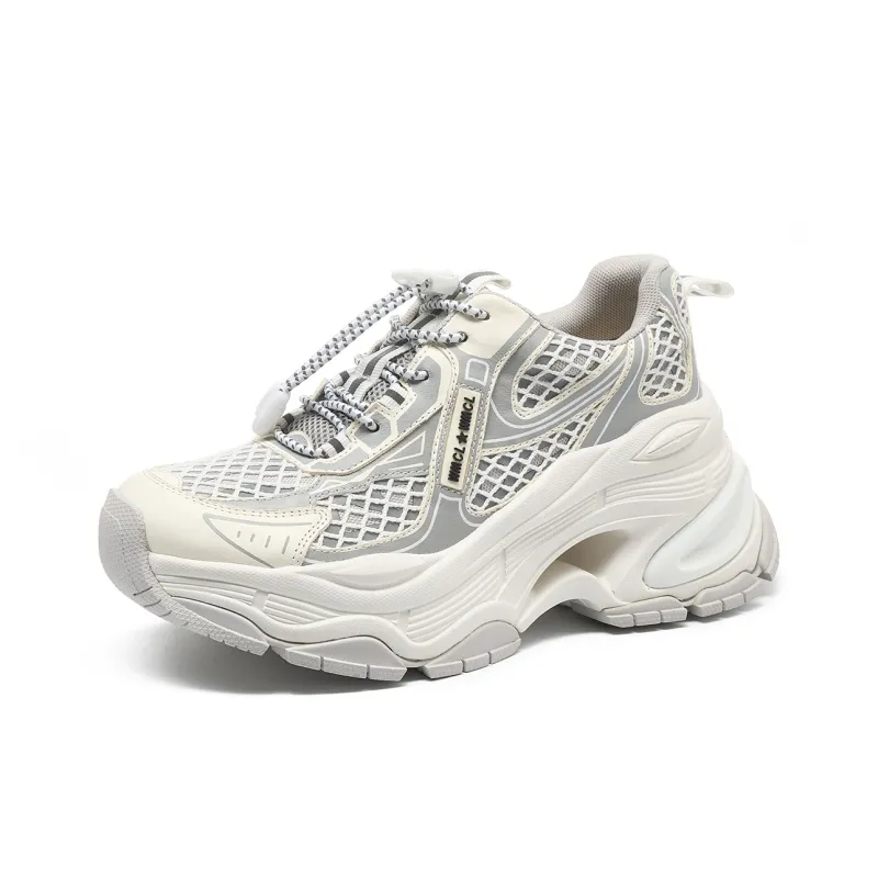 LEECAT STUDIO Cushioning Anti-Slip And Wear-Resistant Low-Top Chunky Sneakers Women's-2