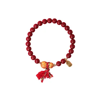 ZHIZUO Cinnabar Jade Bracelets Unisex
