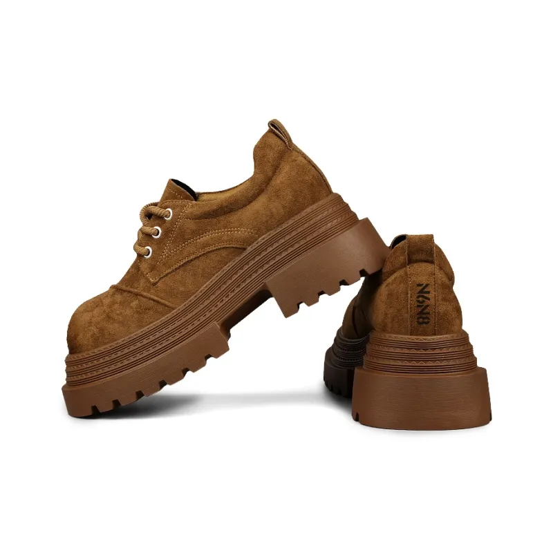 N6N8 Casual Single Shoes Chunky Heel Women's-9