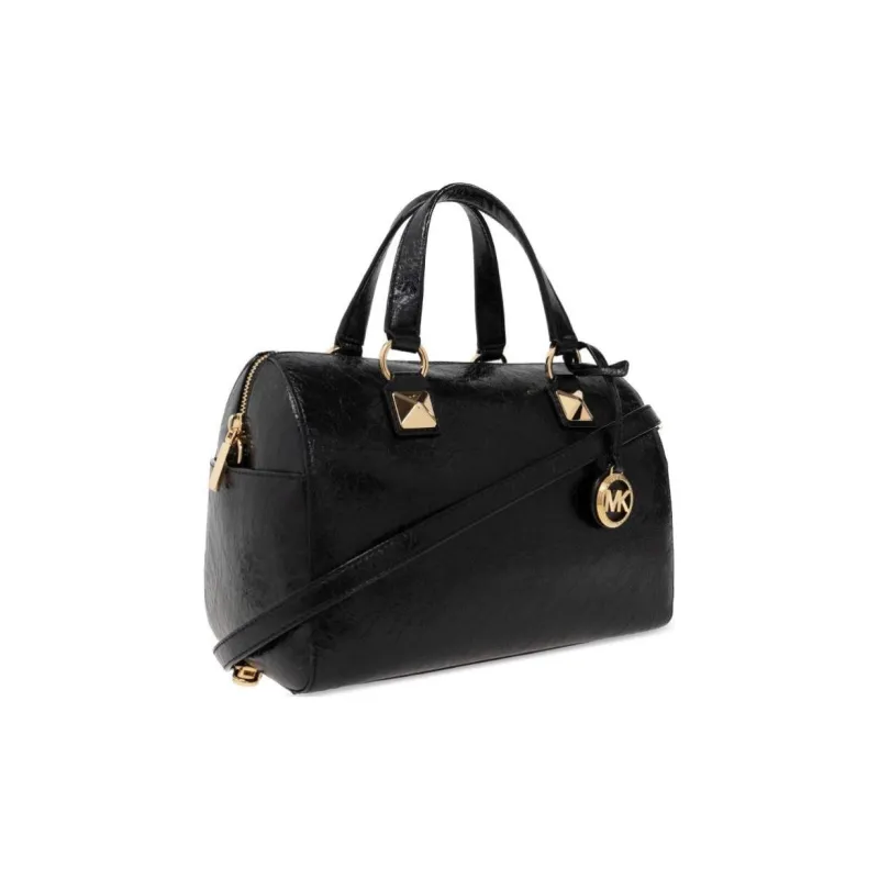 MICHAEL KORS Grayson PVC One Shoulder Handbag Unisex Black-1