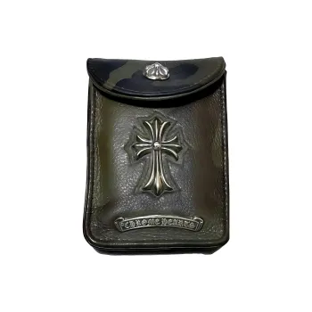 Chrome Hearts Leather Storage Bag Men's Green