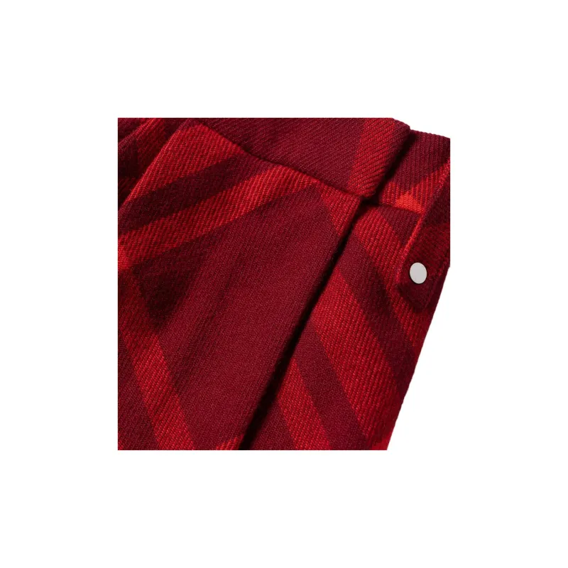 Burberry Plaid Pleated Mini Skirt-6