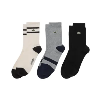 LACOSTE Mid-Calf Socks Men's 3 Pack
