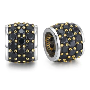 LUCKYMOJO 925 Sterling Silver Fortune Bead Unisex