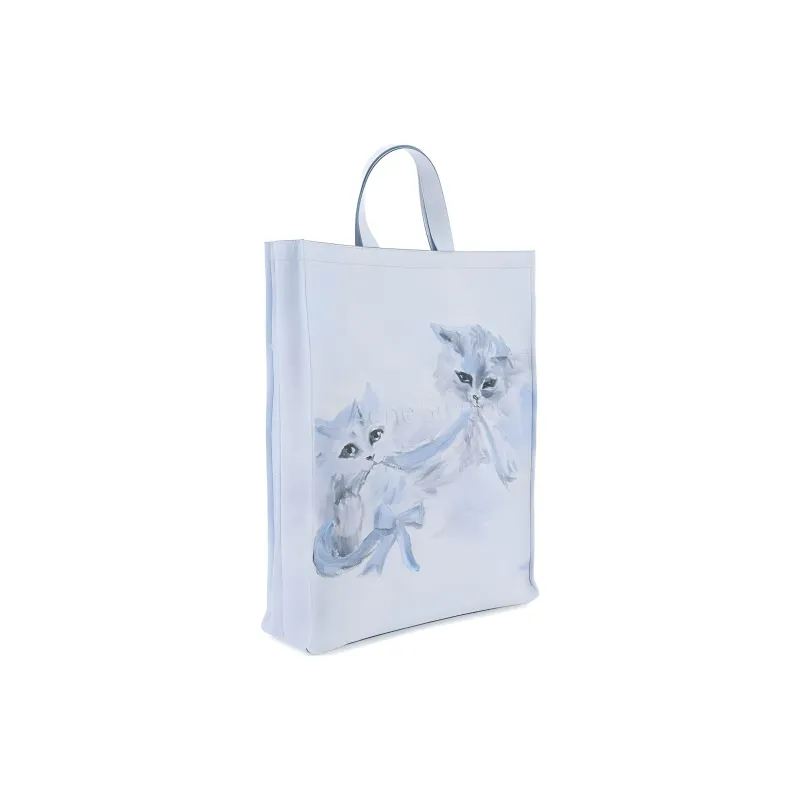 Acne Studios Polyester Tote Bag Shopping Bag Shoulder Bag Handbag Unisex Light Blue-3