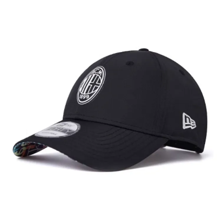 New Era Cotton, Polyester, Regenerated Cellulose Fiber Baseball Caps Unisex Black-0