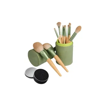 A Few More Cute Green Laurel Makeup Brushes Soft Bristled Eyeshadow Brush For Blush Makeup Tools
