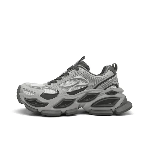 ROHR Low Top Chunky Sneakers Men
s Gray