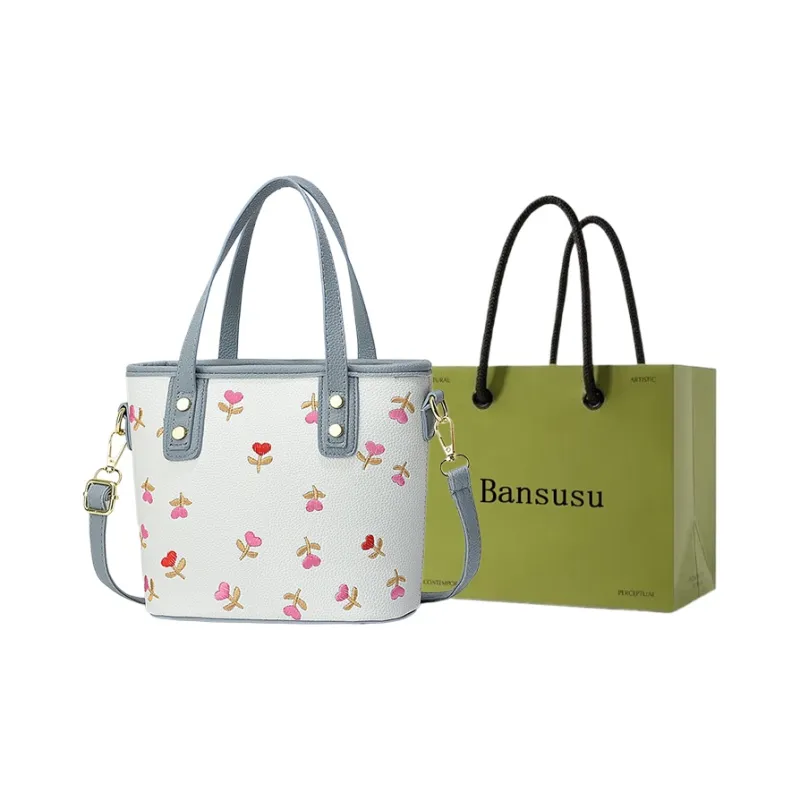 Bansusu PU Shoulder Bag, Crossbody Bag, Handbag Women's Blue/Pink/Rose Red/Black/Maroon-0