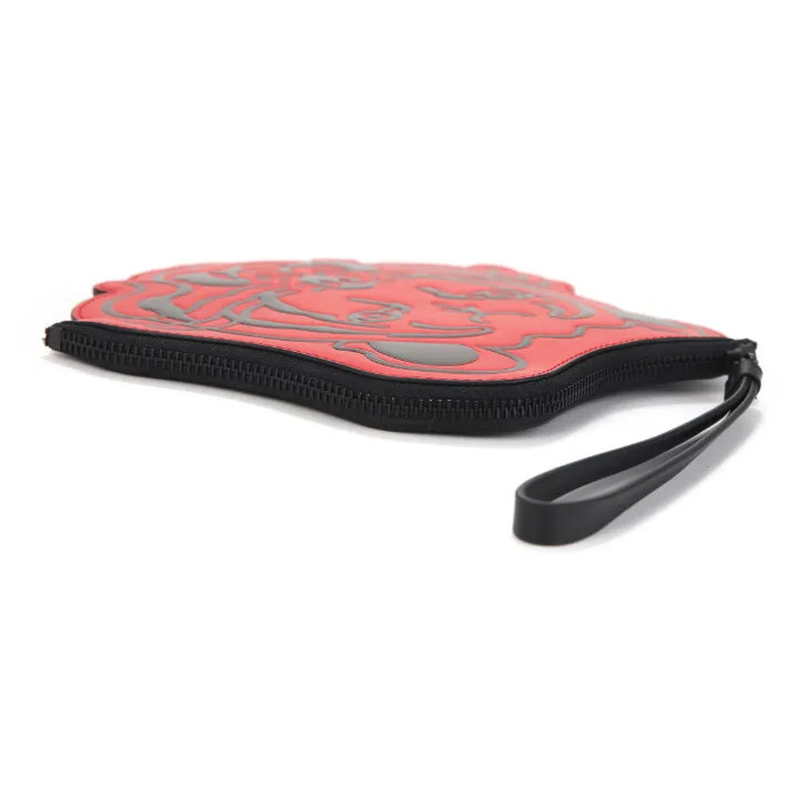 KENZO Leather Clutch Men's Red & Black-2