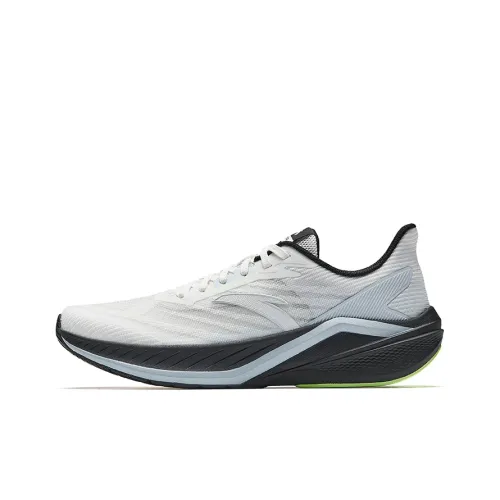 Anta Slip Resistant Breathable Low Top Casual Running Shoes Men's Black White