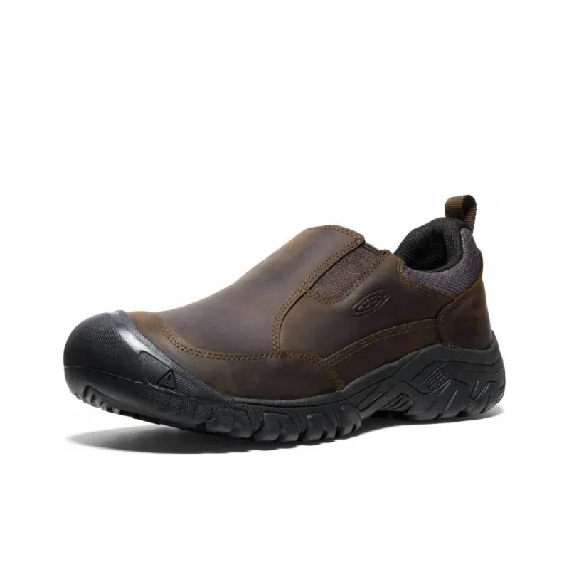 KEEN Targhee 3 Anti Slip Wear Resistant Low Top Trekking Shoes Men's Dark Brown-2