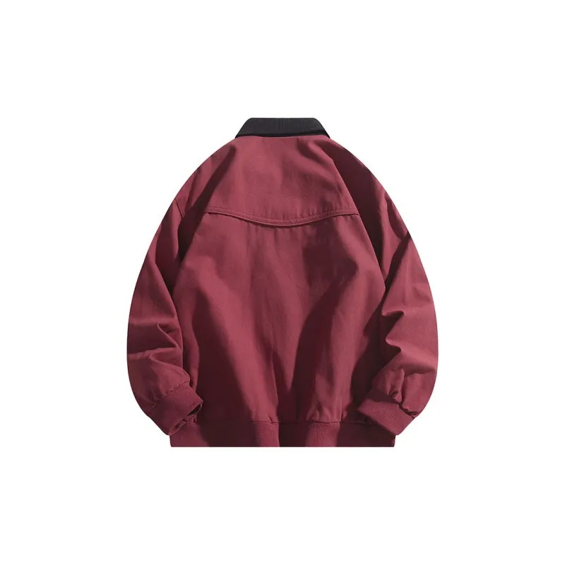 YOSICIL Jackets Coats Men's Jam Fruit Red-9