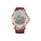 Brown Strap Gold Case White Dial-RM-T-RWRO