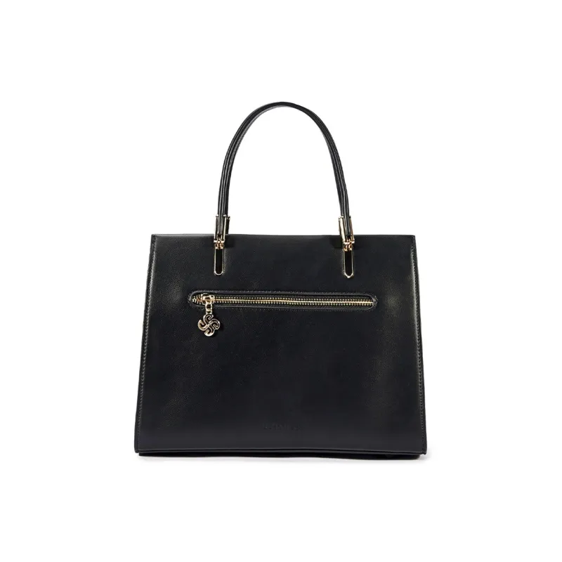 Dubaolu PU Shoulder Bag Crossbody Bag Handbag Women's Black-3