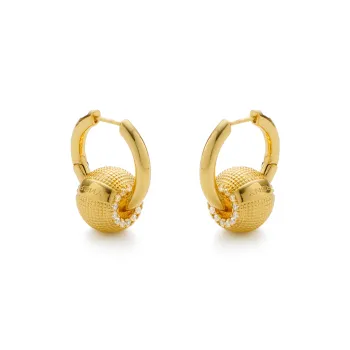 RSNY Gold Plated Copper Earrings Women's