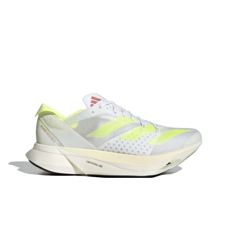 Adidas Adizero Adios Pro 3 'White Neon Green'-1
