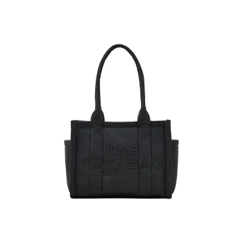 MARC JACOBS Nylon Tote Bag, Shopping Bag, Shoulder Bag Medium Size Women's Black