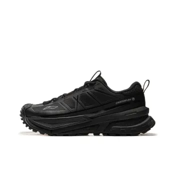 LiNing CF Su Xingchuan Cushioning Rebound Abrasion Resistant Waterproof Low Top Outdoor Hiking Shoes Unisex Black
