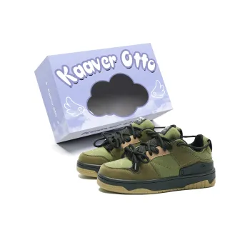 KAAVER OTTO Cushioned Wear Resistant Height Increasing Low Top Skateboard Shoes Unisex