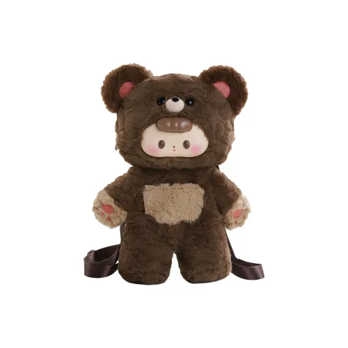 Holding Bamboo Polyester Miu Medium Size Women's Brown