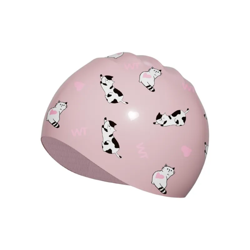 Watertime Swimming Caps Silicone Swim Women's-2