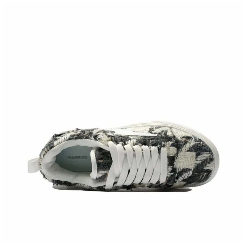 KAAVER OTTO Slip-Resistant Cushioning Wear-Resistant Support Height Increasing Low-Top Skateboard Shoes Unisex-4