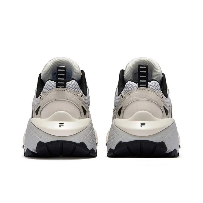 FILA FUSION Anti-Slip Wear-Resistant Low-Top Casual Shoes Women's Antarctic Gray-3