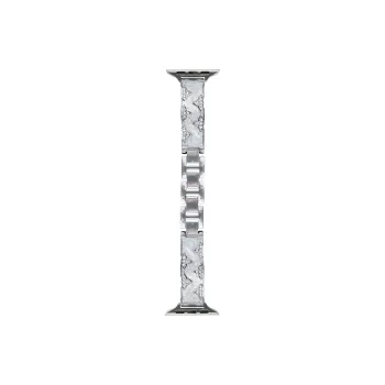 MSSM Apple Compatibility Watch Band 140~180mm Glass Drill, Zinc Alloy Material