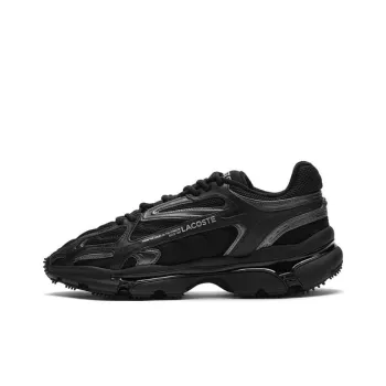 LACOSTE L003 Wear Resistant Low Top Casual Shoes Men's Black