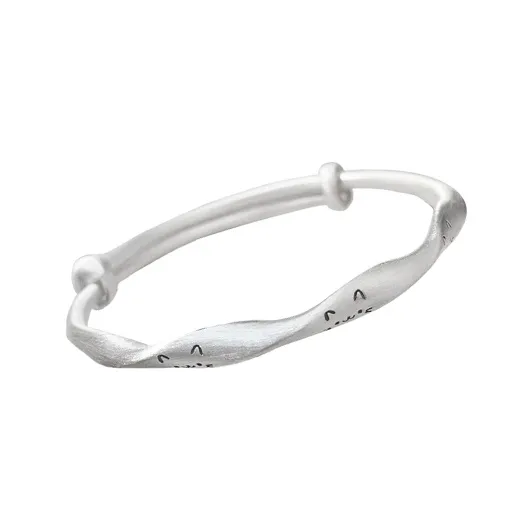 UZIID S999 Silver Bangles Women's-0