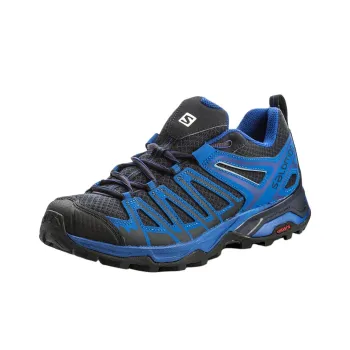 SALOMON X Ultra 3 Anti-Slip Wear-Resistant Low-Top Trekking Shoes Unisex Blue Black