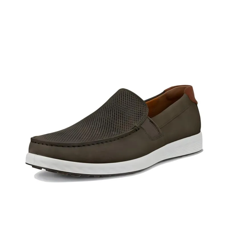 Ecco Men's Casual Shoes Men Low-Top Green-2