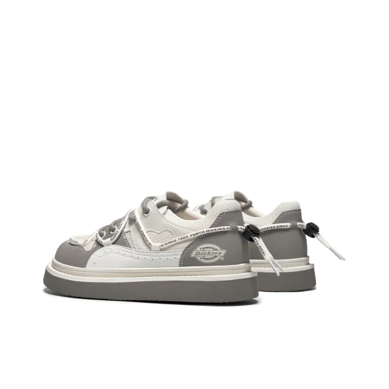 Dickies Low Top Skateboard Shoes Women's Beige Gray-4