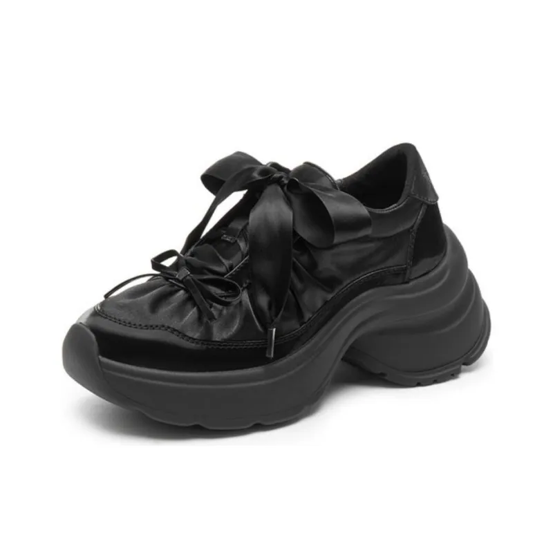 Joypeace Urban Chic Style Ballet Slip Resistant Low Top Chunky Sneakers Women's-9