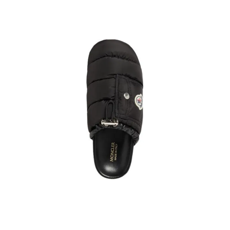 Moncler Logo Patch Padded Slippers Women's-2